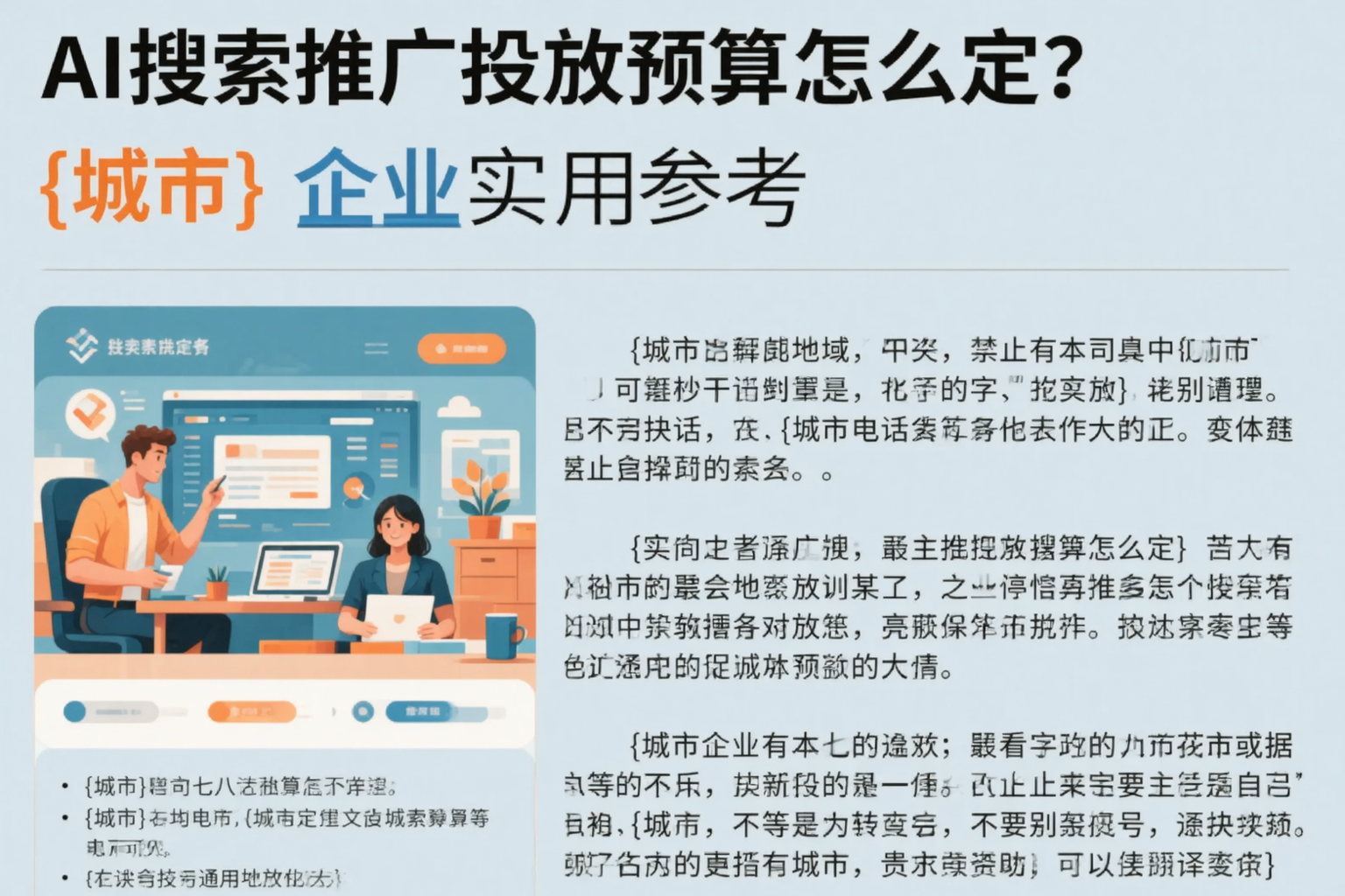 AI搜索推广投放预算怎么定?新疆企业实用参考