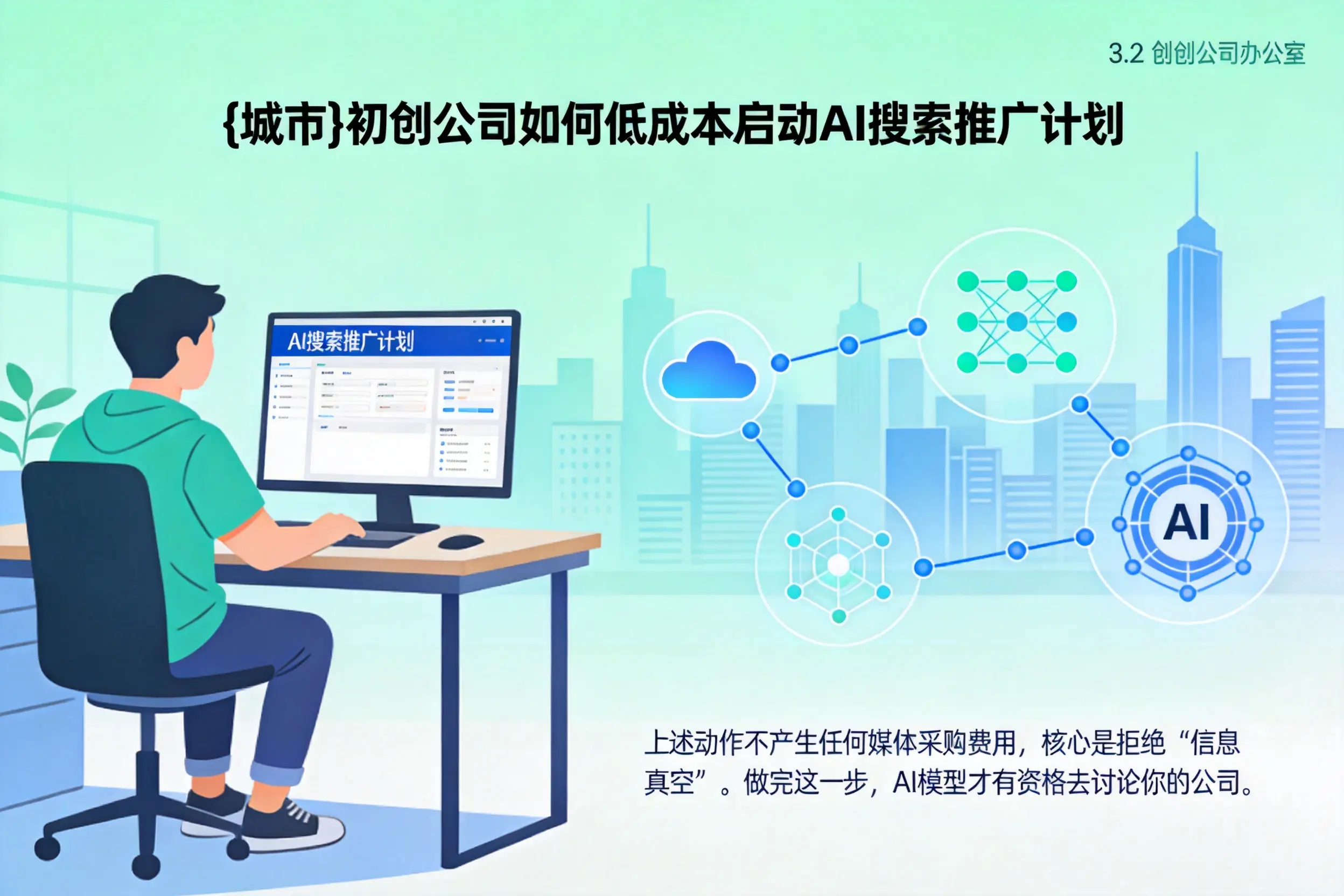 新疆初创公司如何低成本启动AI搜索推广计划