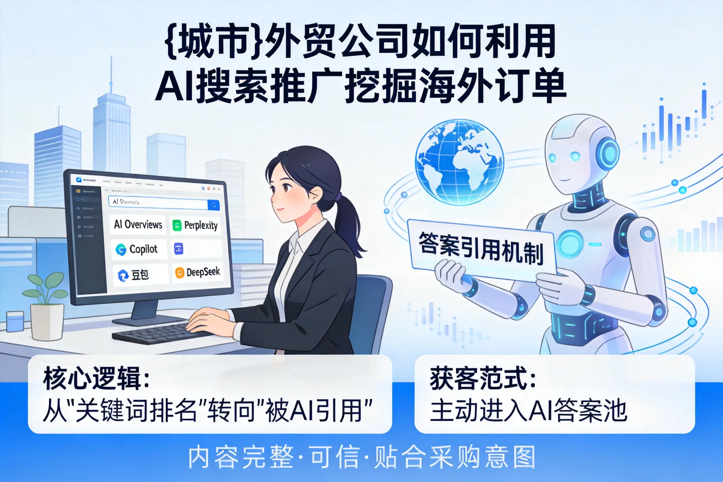 新疆外贸公司如何利用AI搜索推广挖掘海外订单