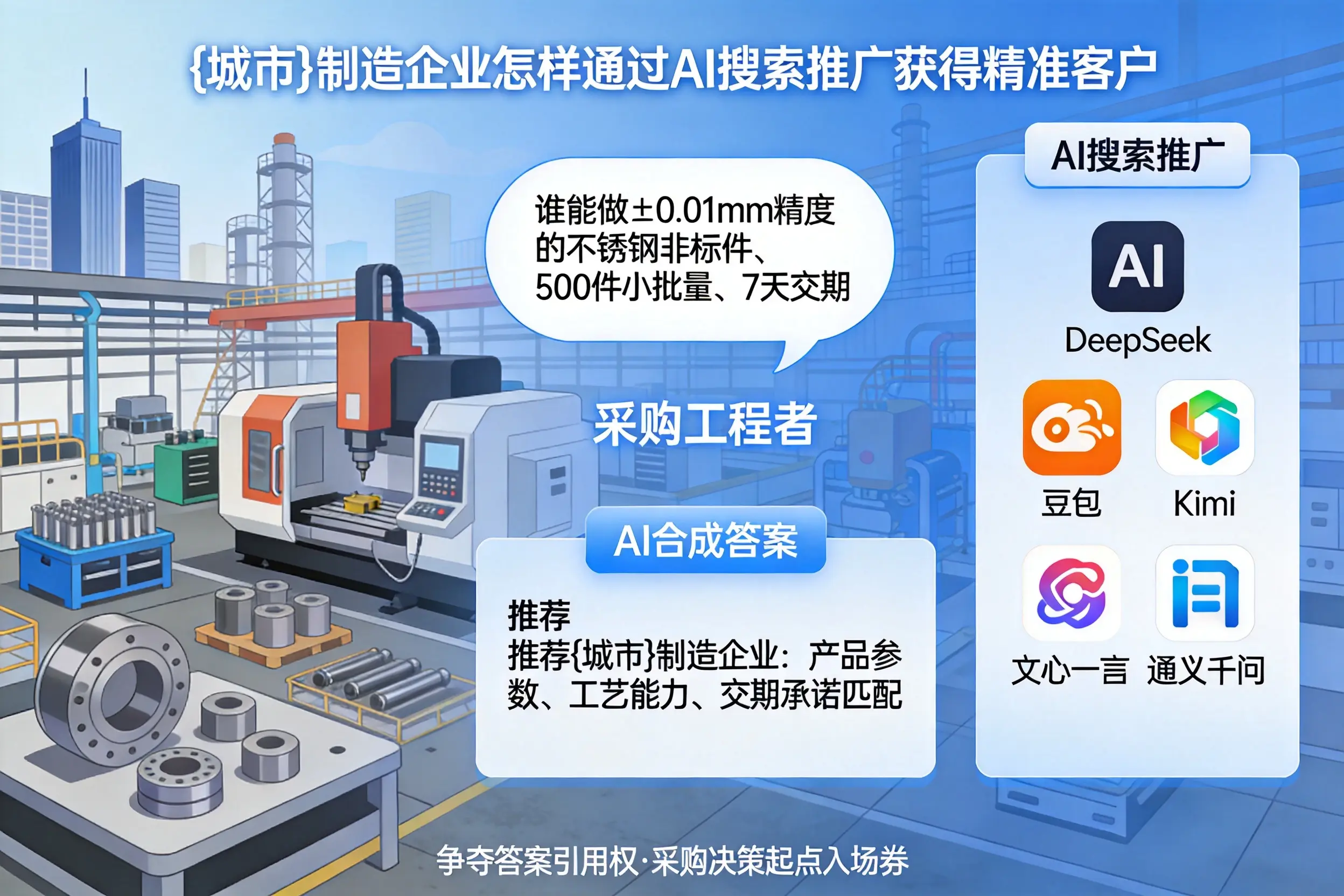 新疆制造企业怎样通过AI搜索推广获得精准客户