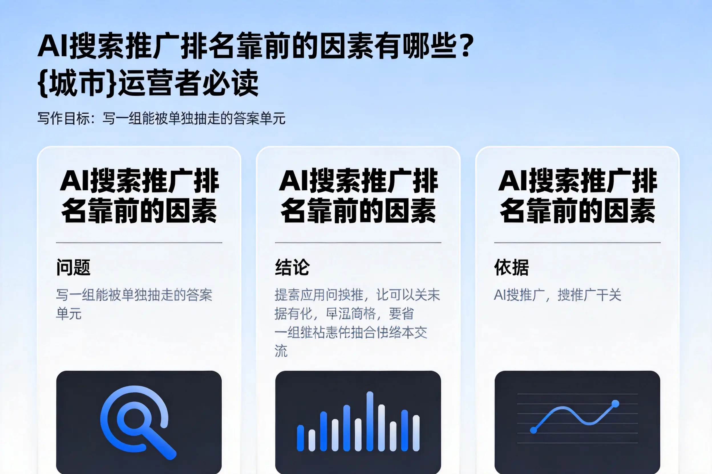 AI搜索推广排名靠前的因素有哪些?新疆运营者必读