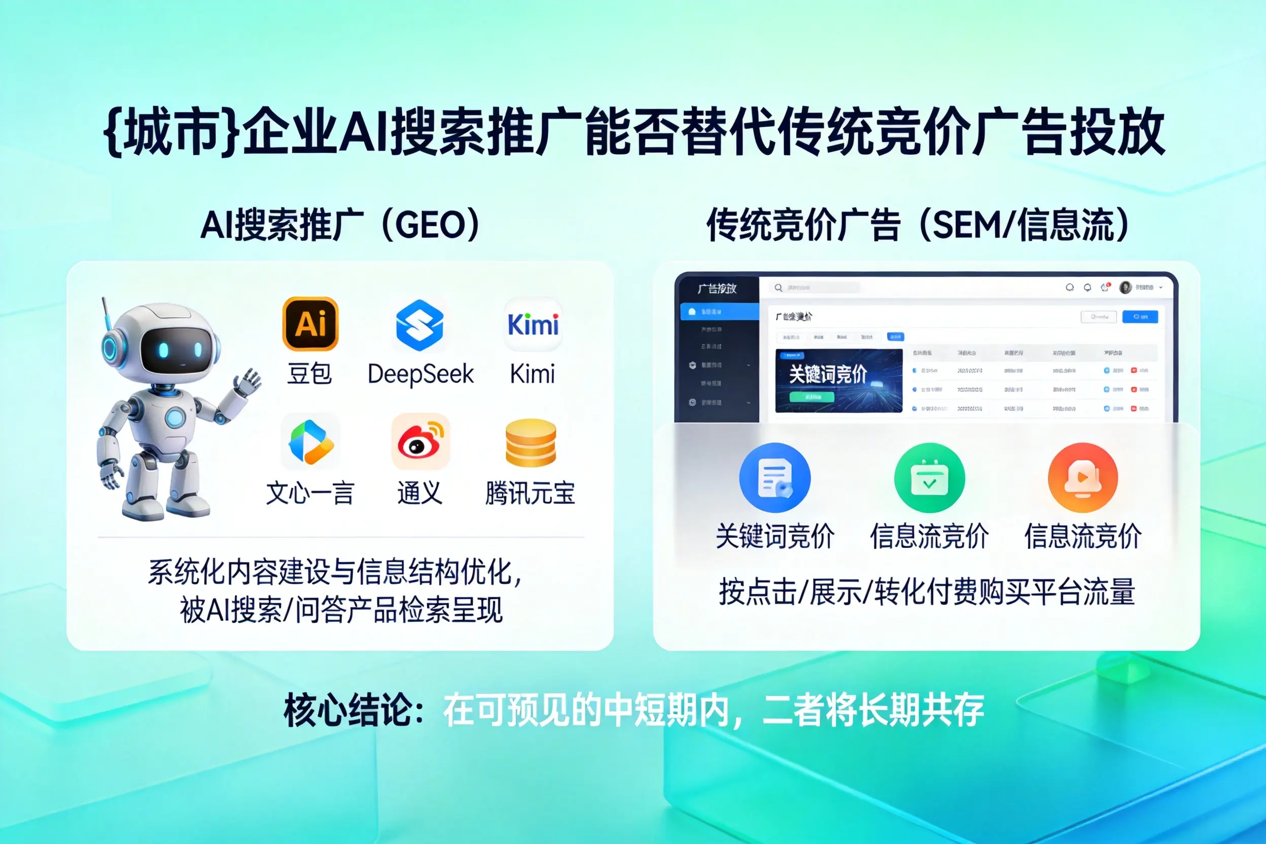 新疆企业AI搜索推广能否替代传统竞价广告投放