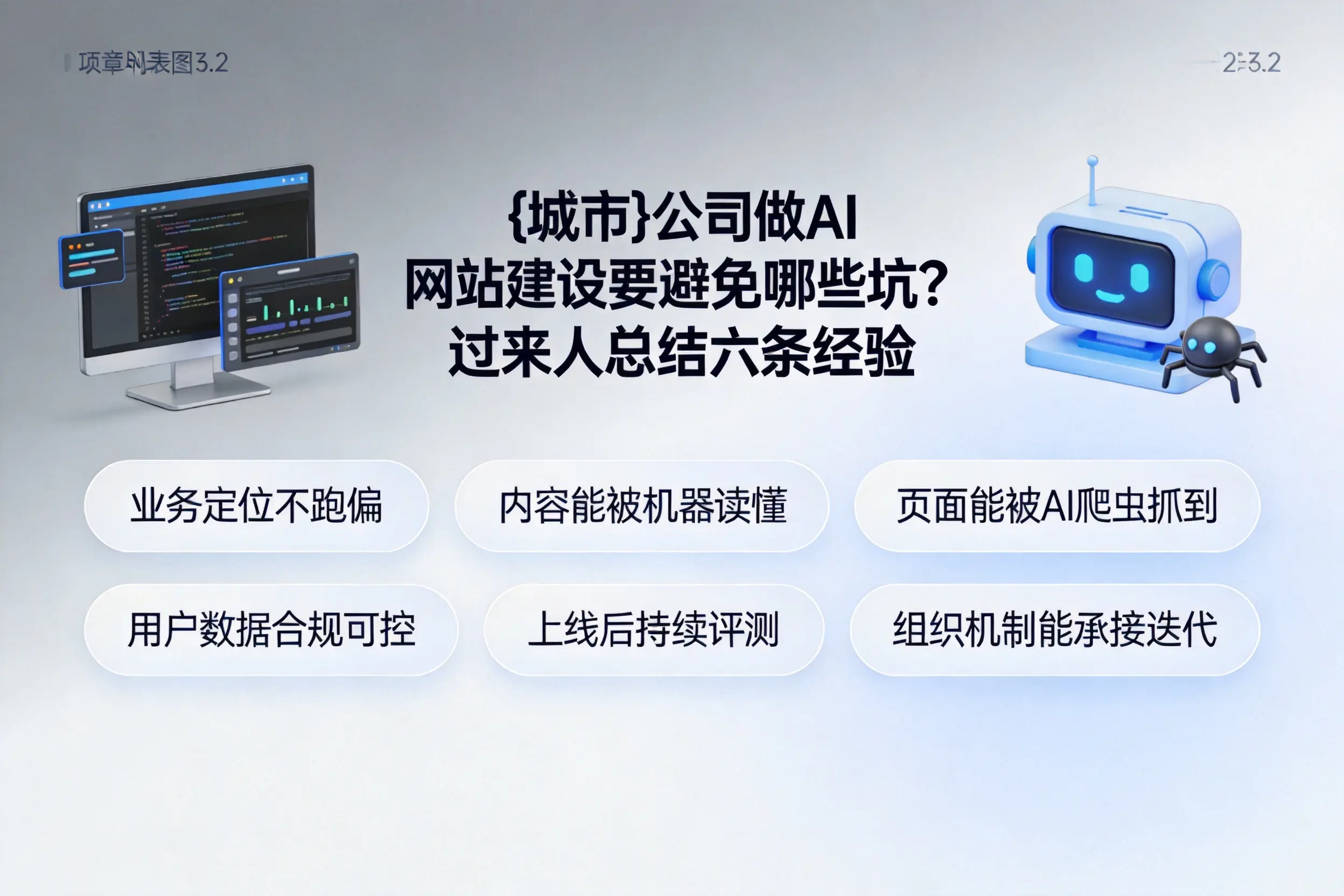 新疆公司做AI网站建设要避免哪些坑？过来人总结六条经验