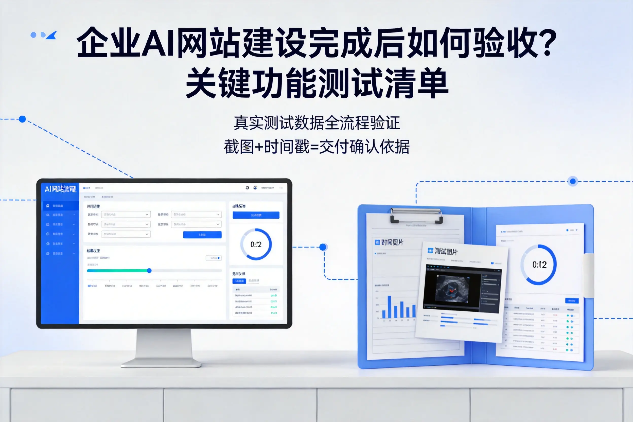 新疆企业AI网站建设完成后如何验收?关键功能测试清单