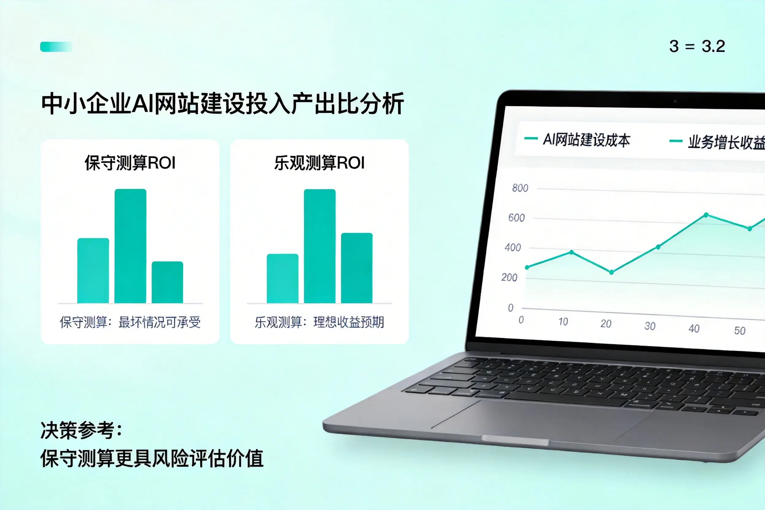新疆中小企业AI网站建设投入产出比怎么算？先看这份分析