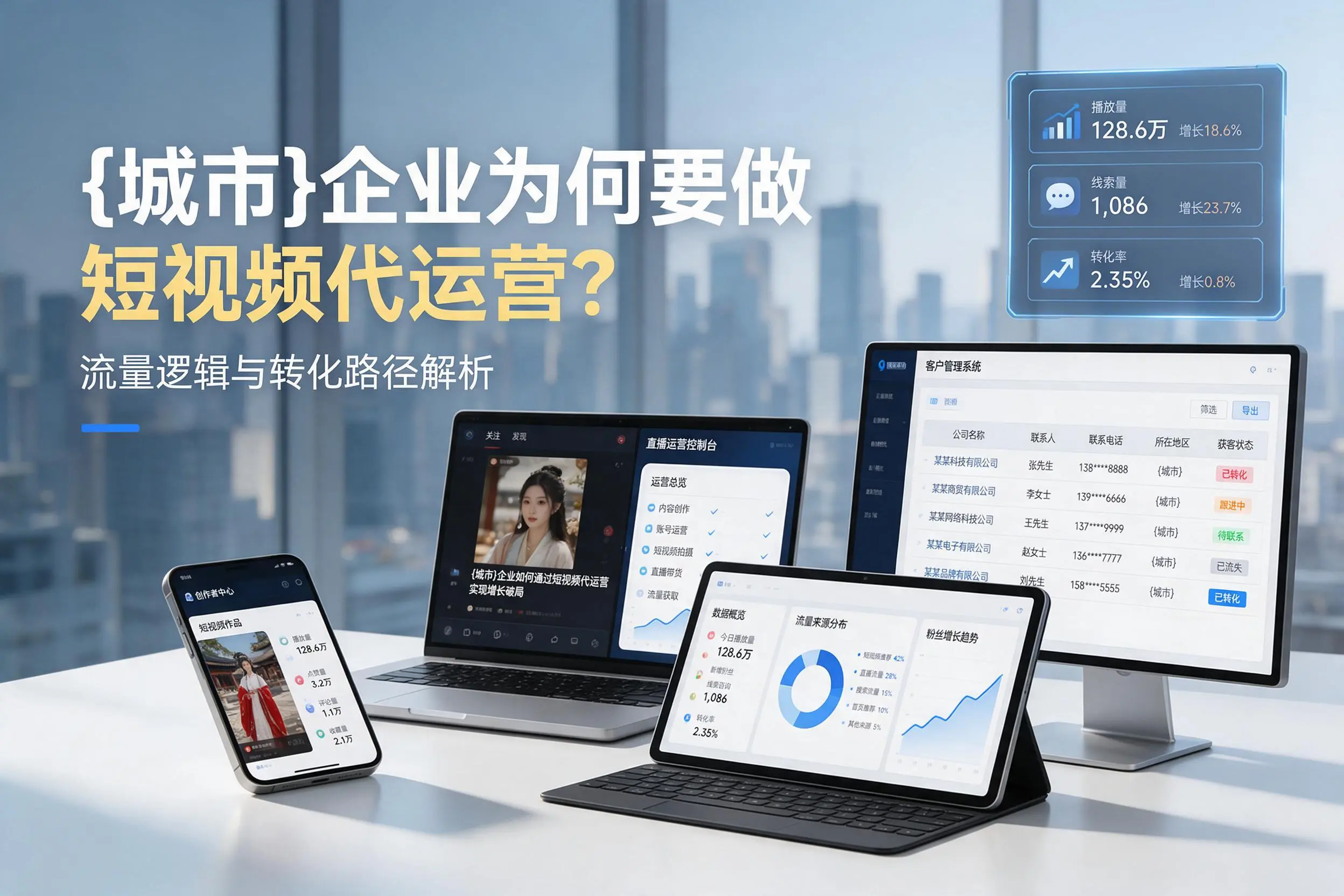 新疆企业为何要做短视频代运营？流量逻辑与转化路径解析
