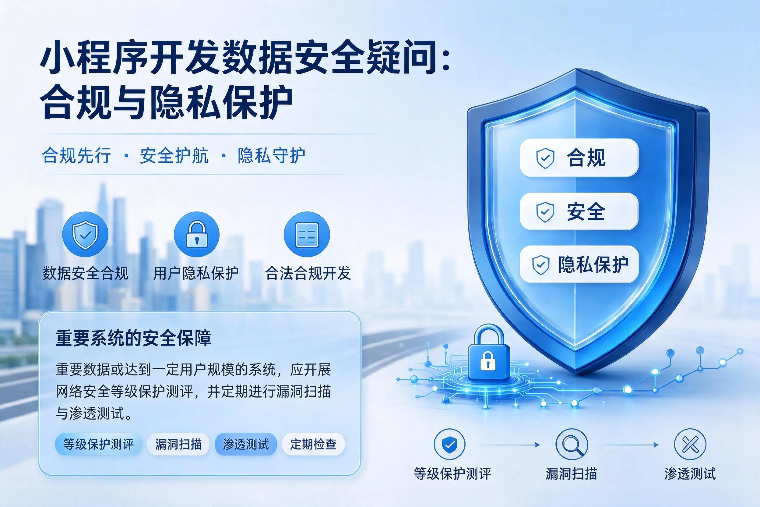 新疆小程序开发数据安全疑问:合规与隐私保护