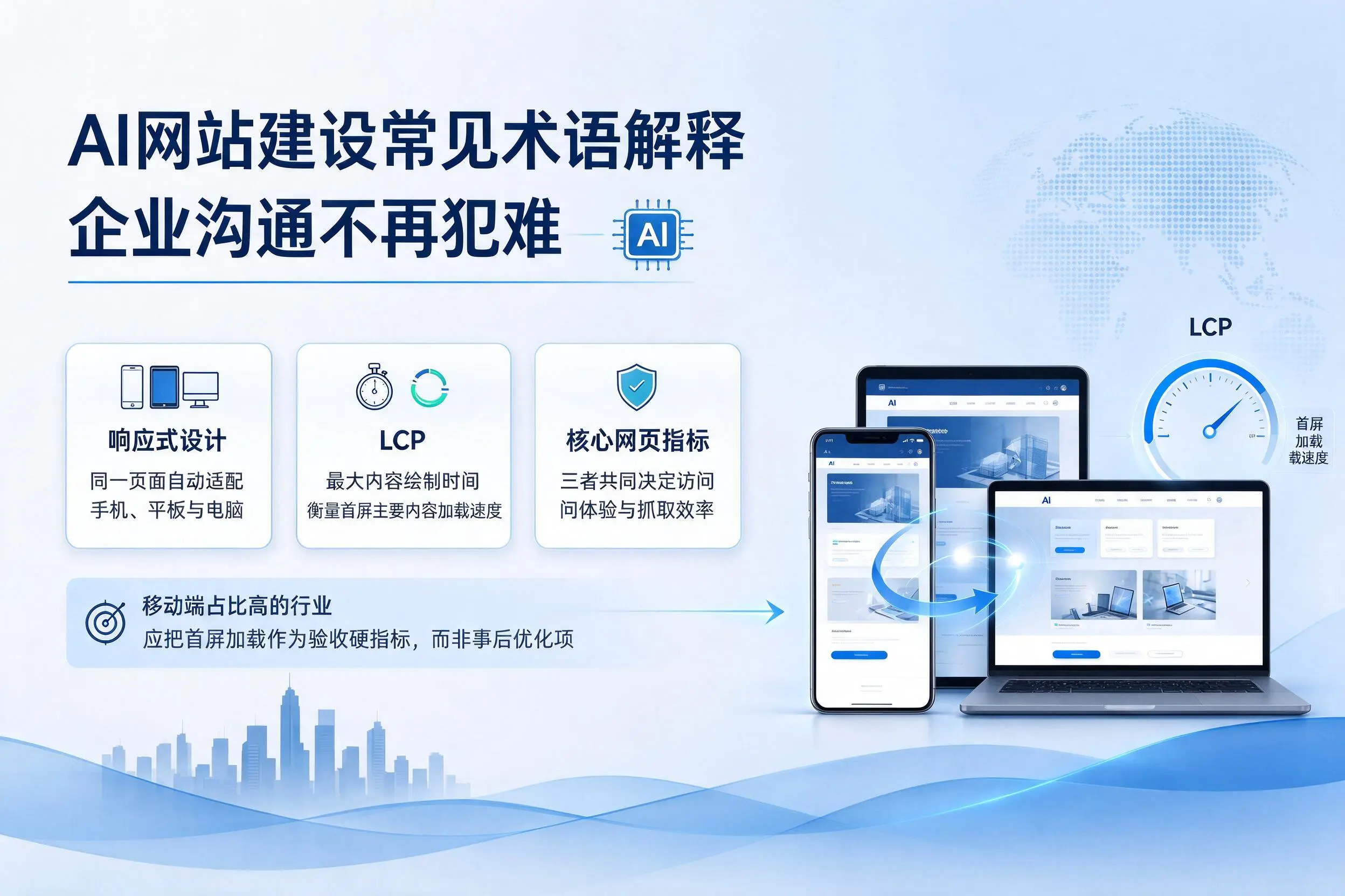 AI网站建设常见术语解释,新疆企业沟通不再犯难
